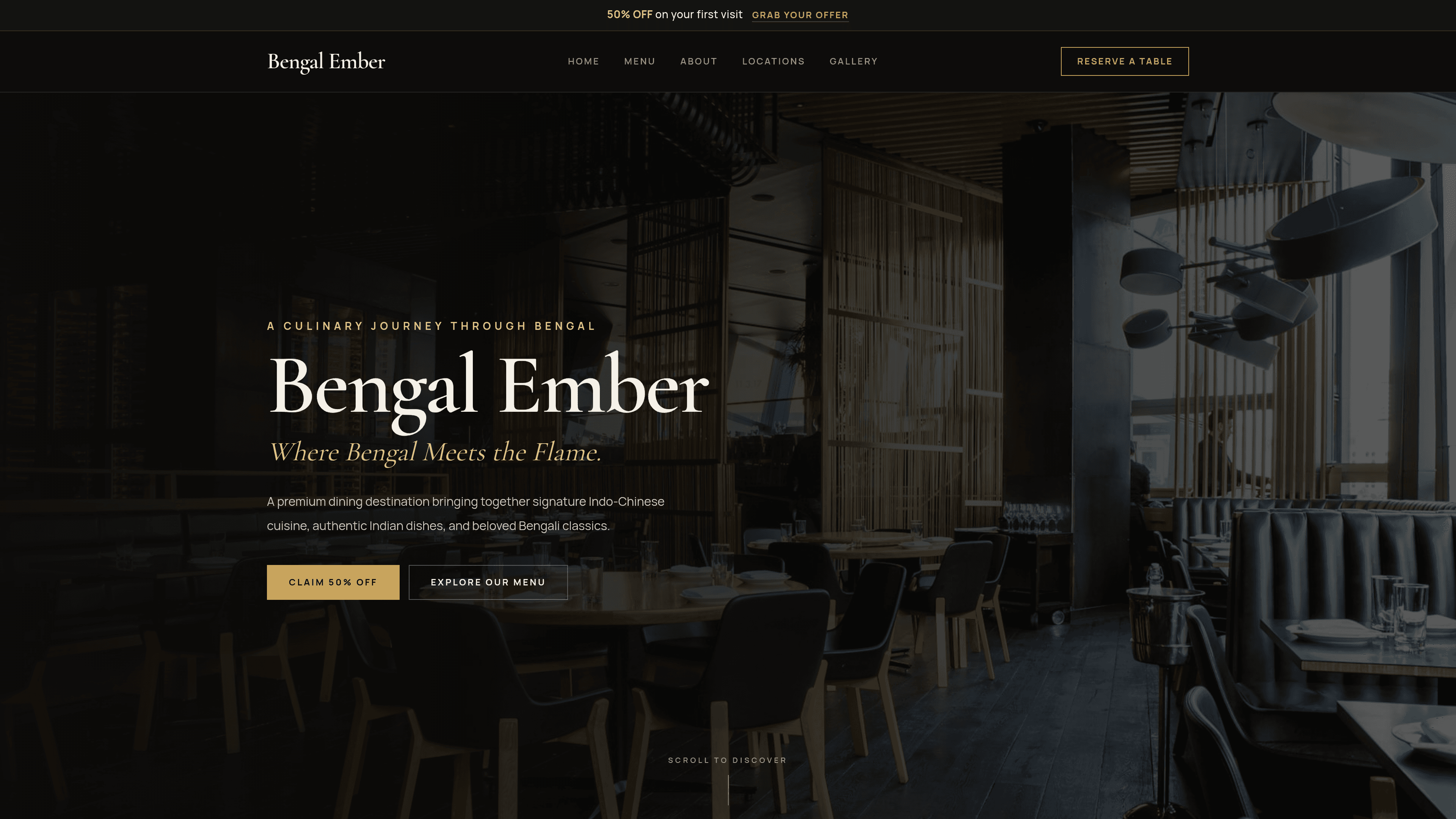 Bengal Ember Hospitality project
