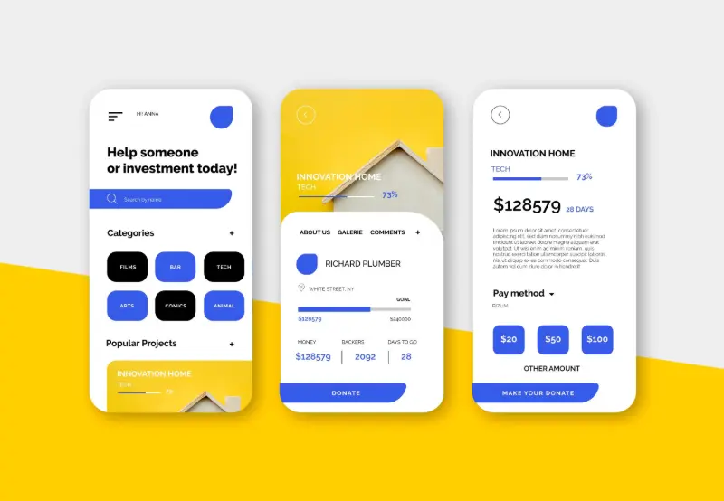 Mobile app development illustration