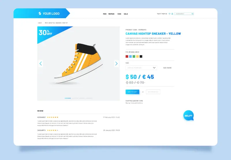 Ecommerce solutions illustration