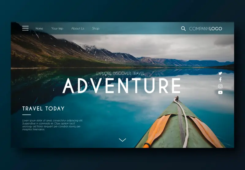 Custom website development illustration